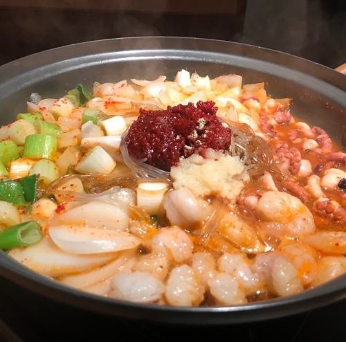 The much-talked-about seafood hotpot from Busan, Nakkopsae, 1 serving