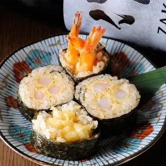 Shrimp tempura thick roll