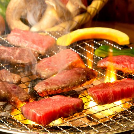 【2H飲み放題】焼肉＆浜焼き　「並」コース　/全13品/4,980円/飲み会 宴会 焼肉