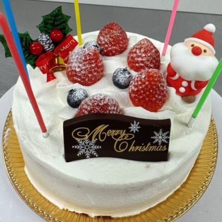 【12/19～25受取限定】クリスマスデコレーションケーキ（5号/15cm）