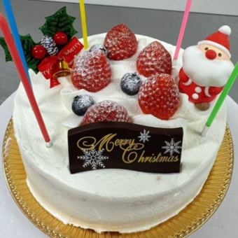 【12/19～25受取限定】クリスマスデコレーションケーキ（4号/12cm）