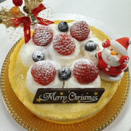 【12/19～25受取限定】クリスマスナジャックチーズケーキ（5号/15cm）