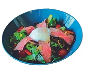 genkiサラダ(ローストビーフと半熟卵)
