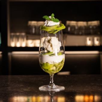 キウイのパフェ