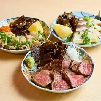 【2h飲み放題】宴会プラン♪富山のお刺身と名物昆布焼きなど富山堪能全7品 5500円(税込)