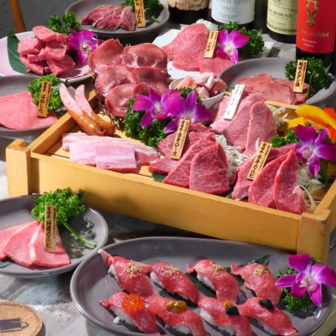 5335日元的高品质自助餐非常受欢迎。