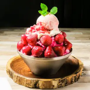 shaved ice -tiramisu this summer