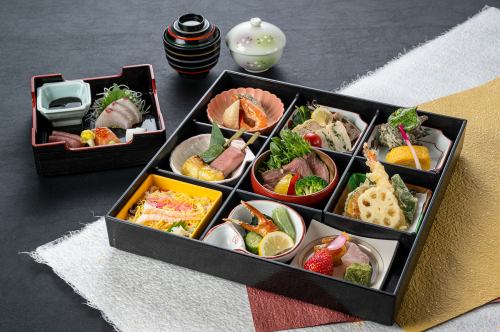 It's also popular for catering! Shokado: 3,300 - 5,500 yen