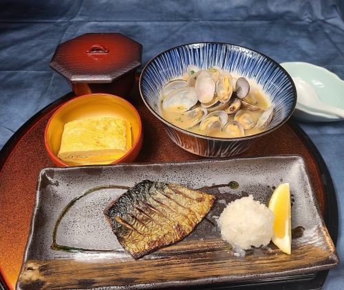 Shellfish soup set meal