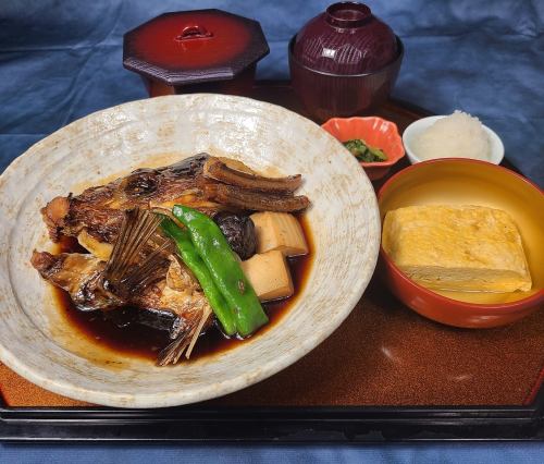 Boiled fish set meal