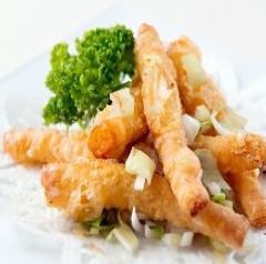 Shiba shrimp yuba