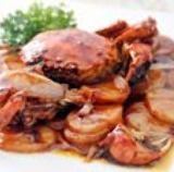 Stir-fried Chinese Mochi and Shanghai Crab