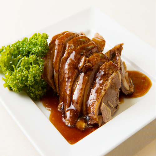 Boiled duck in soy sauce