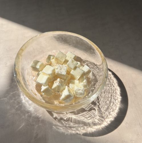 クリームチーズの蜂蜜和え