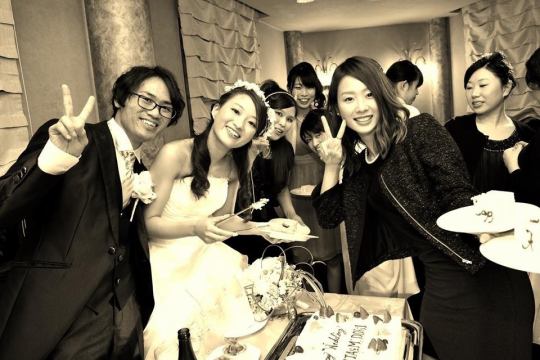 【Wedding second party use】 【Great happy benefit】 Gift !! (Course 4500 yen with all you can drink)