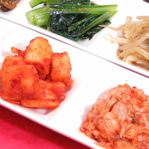 章魚芥末/咸魷魚/大白菜泡菜