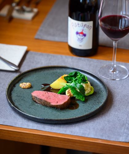 Berger (5 dishes + dessert) ⇒ 8,000 yen (tax included)