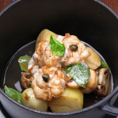 계절 점심 코스 5500엔(부가세 포함)