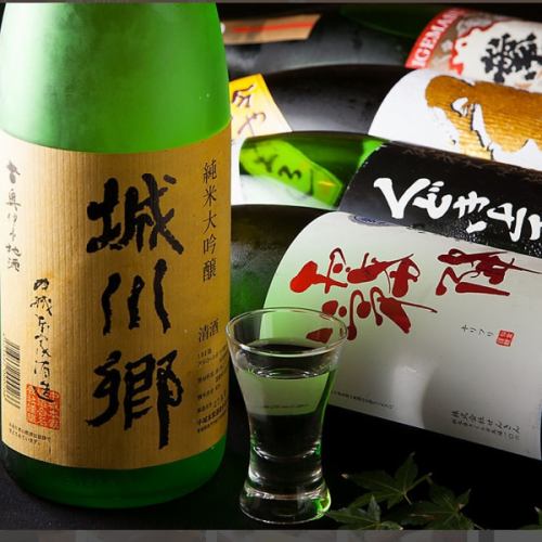 Delicious fish and liquor ... rich sake lineup