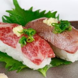 馬刺しの握り寿司