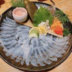 かわはぎの活き造り