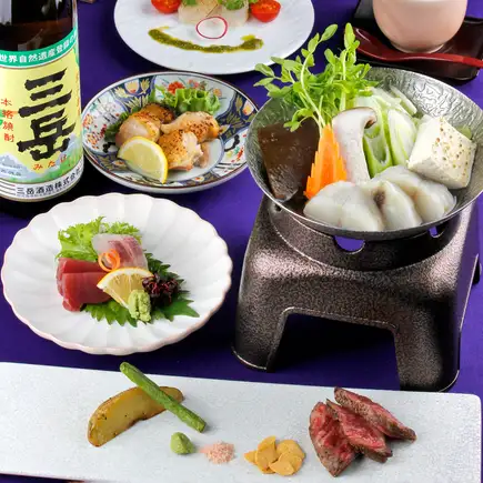 絶品忘年会会席【地魚・赤牛・馬刺し・全10品】110分飲み放題付き⇒8500円