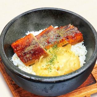 Eel cheese stone-grilled rice