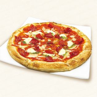 【京都特產】馬蘇里拉起司和番茄乾披薩（半份）