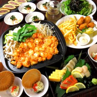 [Same-day reservations accepted!] 2-hour seating! Hormone Teppanyaki and Seafood Course with All-You-Can-Drink for 5,000 yen