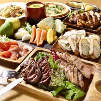 Choose from two types of meat! Negirai-ya course with 3 hours of all-you-can-drink for 5,000 yen, 10 dishes in total (2.5 hours on Fridays, Saturdays and holidays)