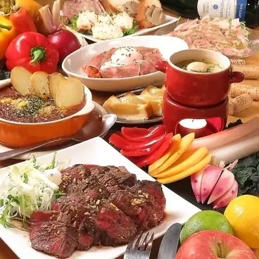 地産地消に拘ったお料理☆ゆったり飲める3H飲み放題です♪