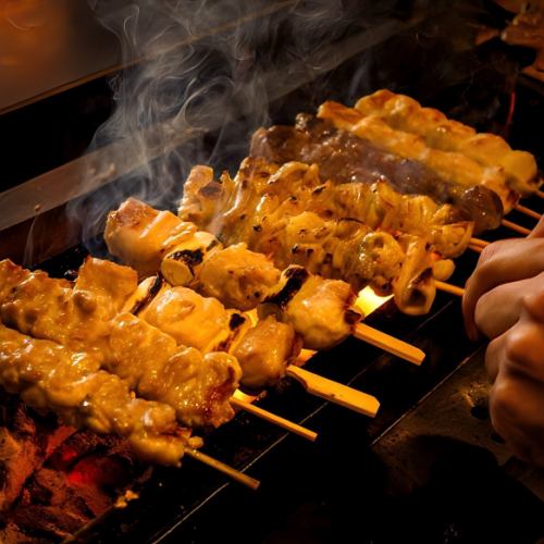 京紅地鶏、大山鶏など堪能