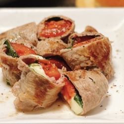 トマト肉巻き