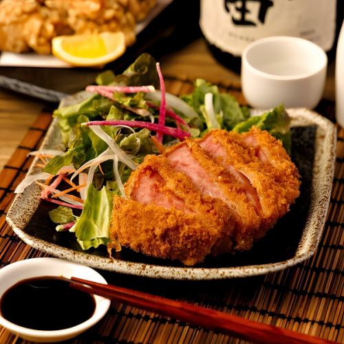 厚切りハムカツ