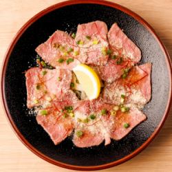 和牛タンのカルパッチョ