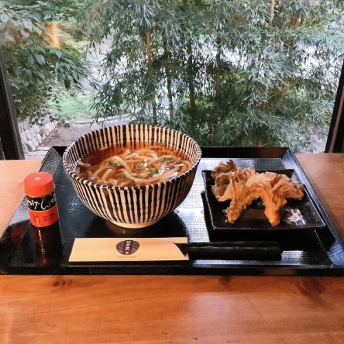 舞茸天うどん