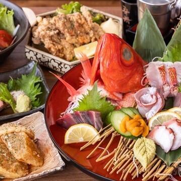 Chef's choice course with all-you-can-drink: 5,000 yen (tax included)