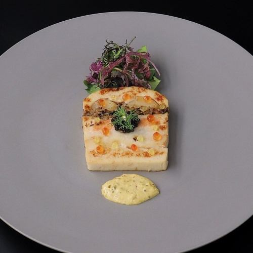 chicken and scallop terrine