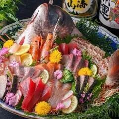 【だい炭の海鮮盛り合わせ 8種】