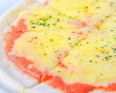 Mentaiko mayonnaise pizza