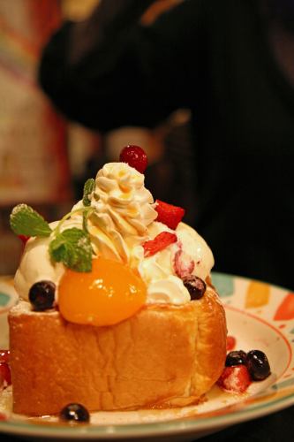 [Honey Toast] Honey & Blueberry