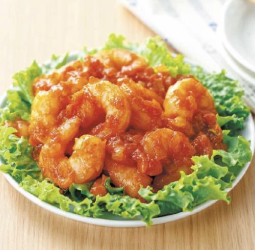 食べたらわかるうまいエビチリ！！