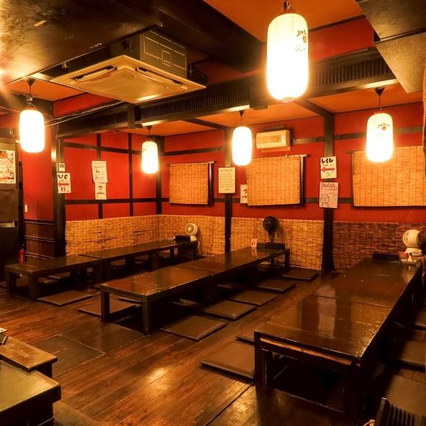 最大32名様までの貸切利用も可能！全席掘りごたつとなっておりますのでゆっくりとご堪能いただけます。会社宴会などの各種宴会にも最適！