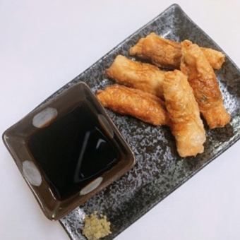 닭 껍질 만두 / 카망베르 치즈 튀김