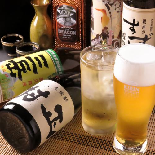 焼酎、その他の取り揃え◎