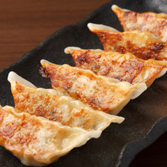 肉汁あふれるジューシー餃子。お酒との組み合わせは絶品で堪らない