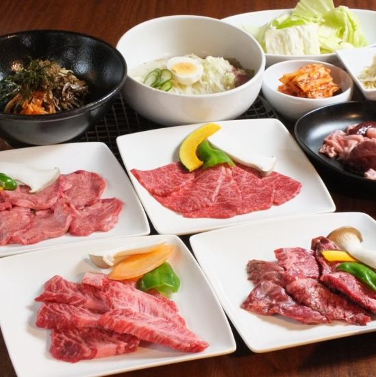 [Private rooms are available!] You can enjoy Sansuien's proud meat, including broiled Sendai beef sirloin.