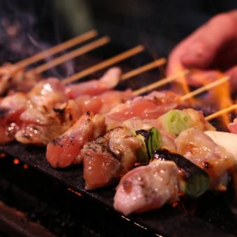 【日~木限定】《焼き鳥&焼き豚コース》2000円 8品