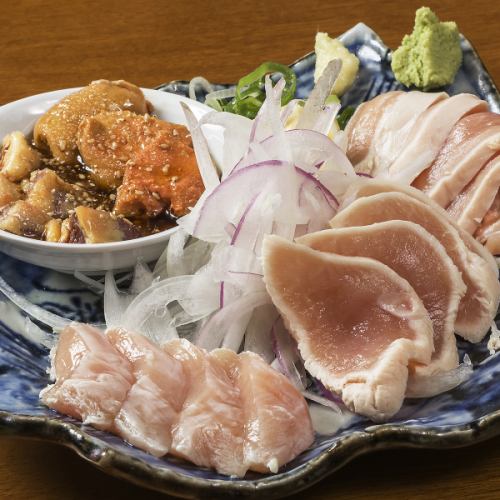 お造り五種盛り合わせ