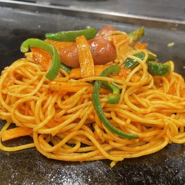 [Teppanyaki Neapolitan] Specially made by a former pasta clerk
